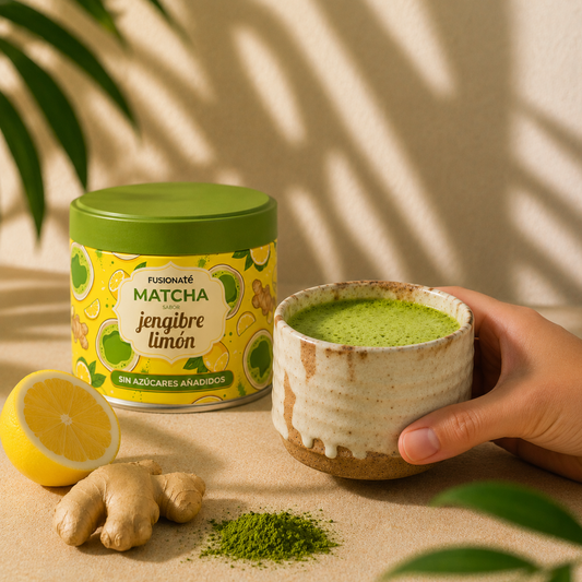 Matcha con Jengibre y Limón