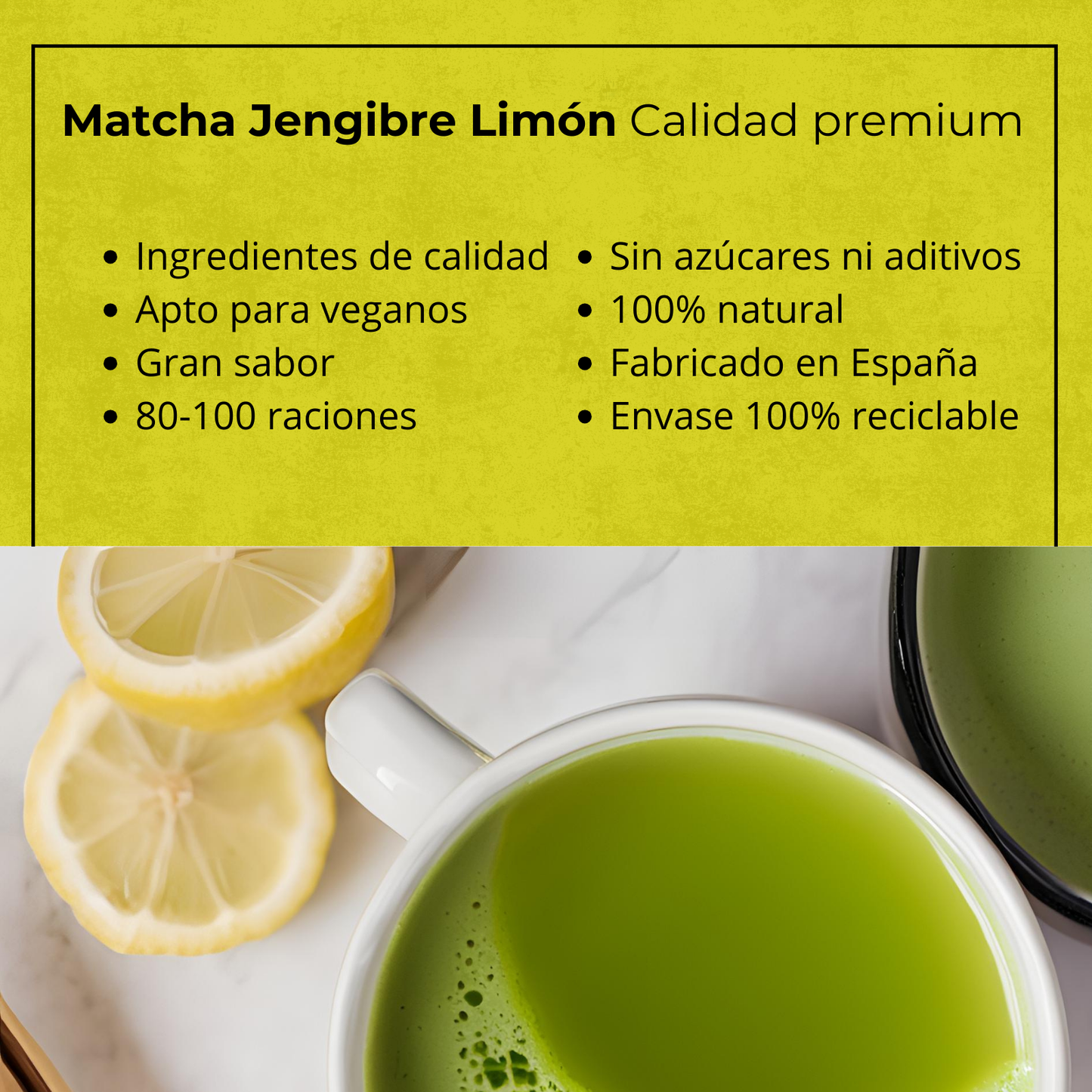 Té Matcha Jengibre Limón