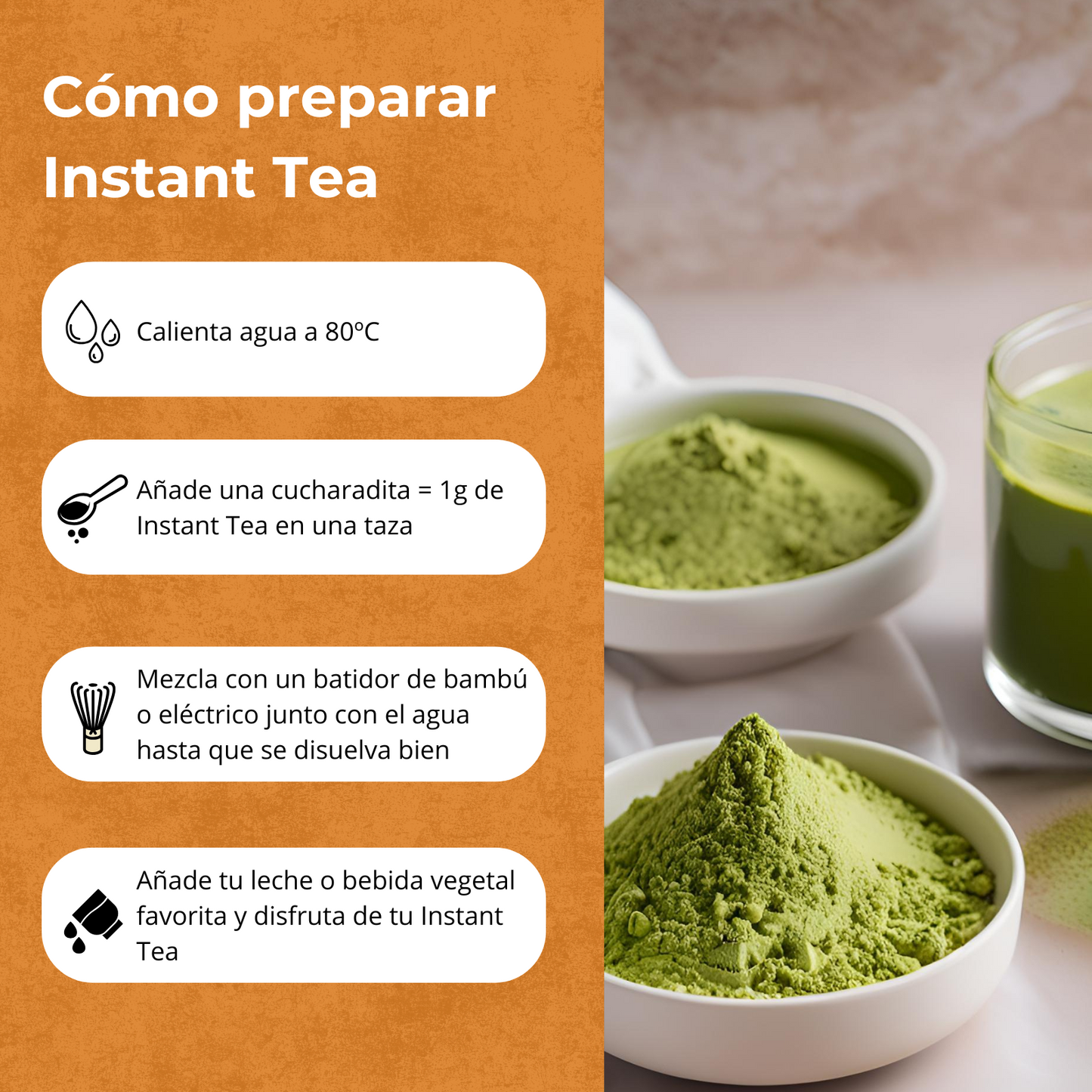 Orange Passion Fruit Matcha Tea