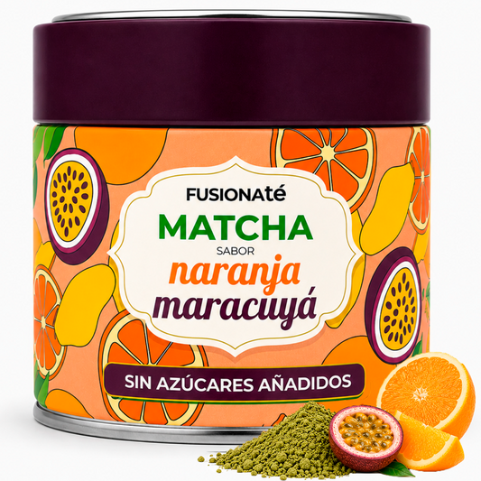 Matcha Sabor Naranja y Maracuyá