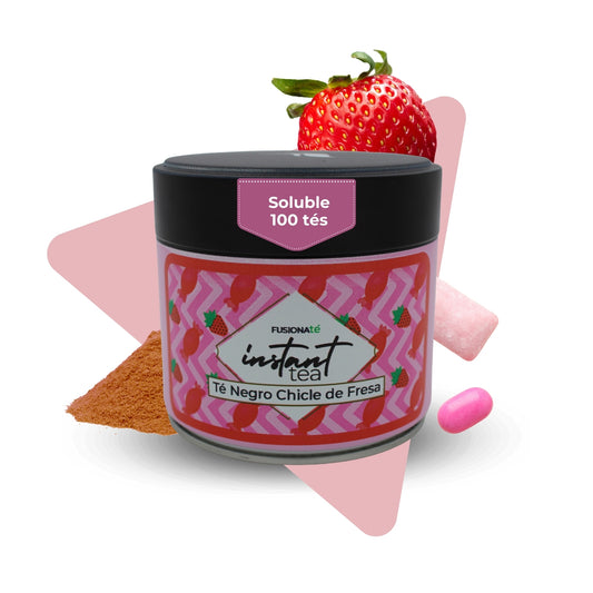 Té Negro Soluble Chicle de Fresa