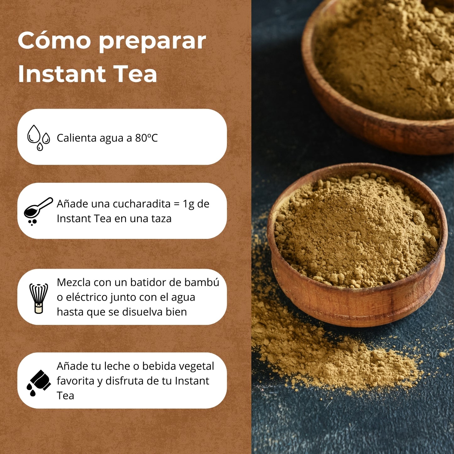 Té Negro Soluble Chocolate y Plátano