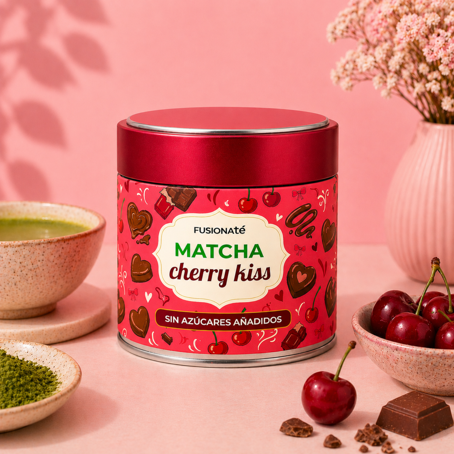 Matcha Cherry Kiss