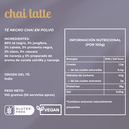 Chai Latte en Polvo