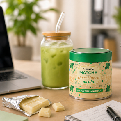 Matcha Sabor Chocolate Blanco y Menta