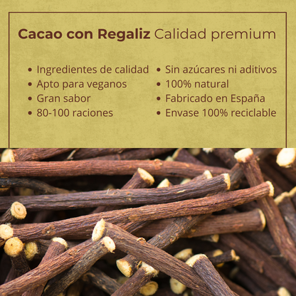 Cacao Soluble con Regaliz