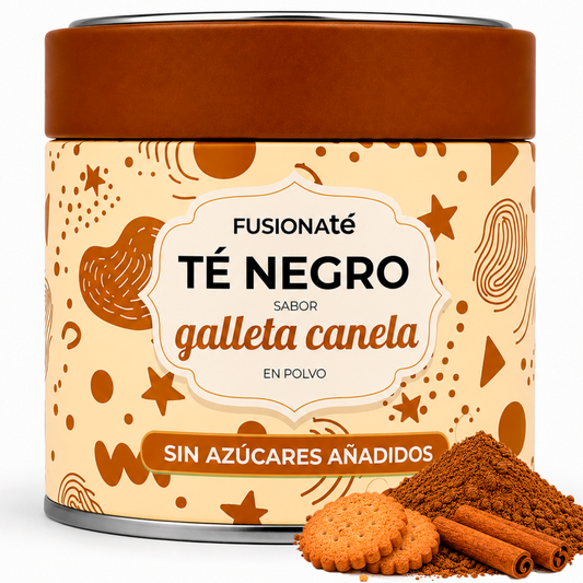 Té Negro en Polvo Sabor Galleta y Canela