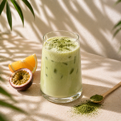 Matcha Sabor Naranja y Maracuyá