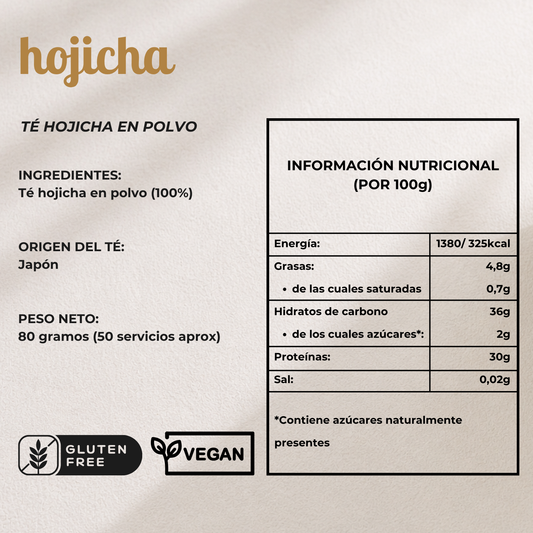 Té Hojicha en Polvo