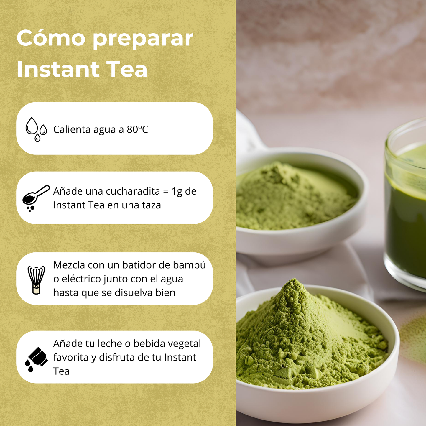 Té Matcha Vainilla
