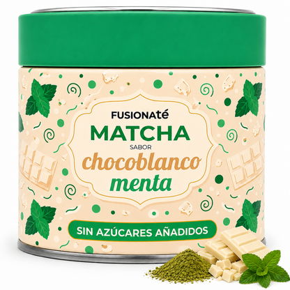 Matcha Sabor Chocolate Blanco y Menta