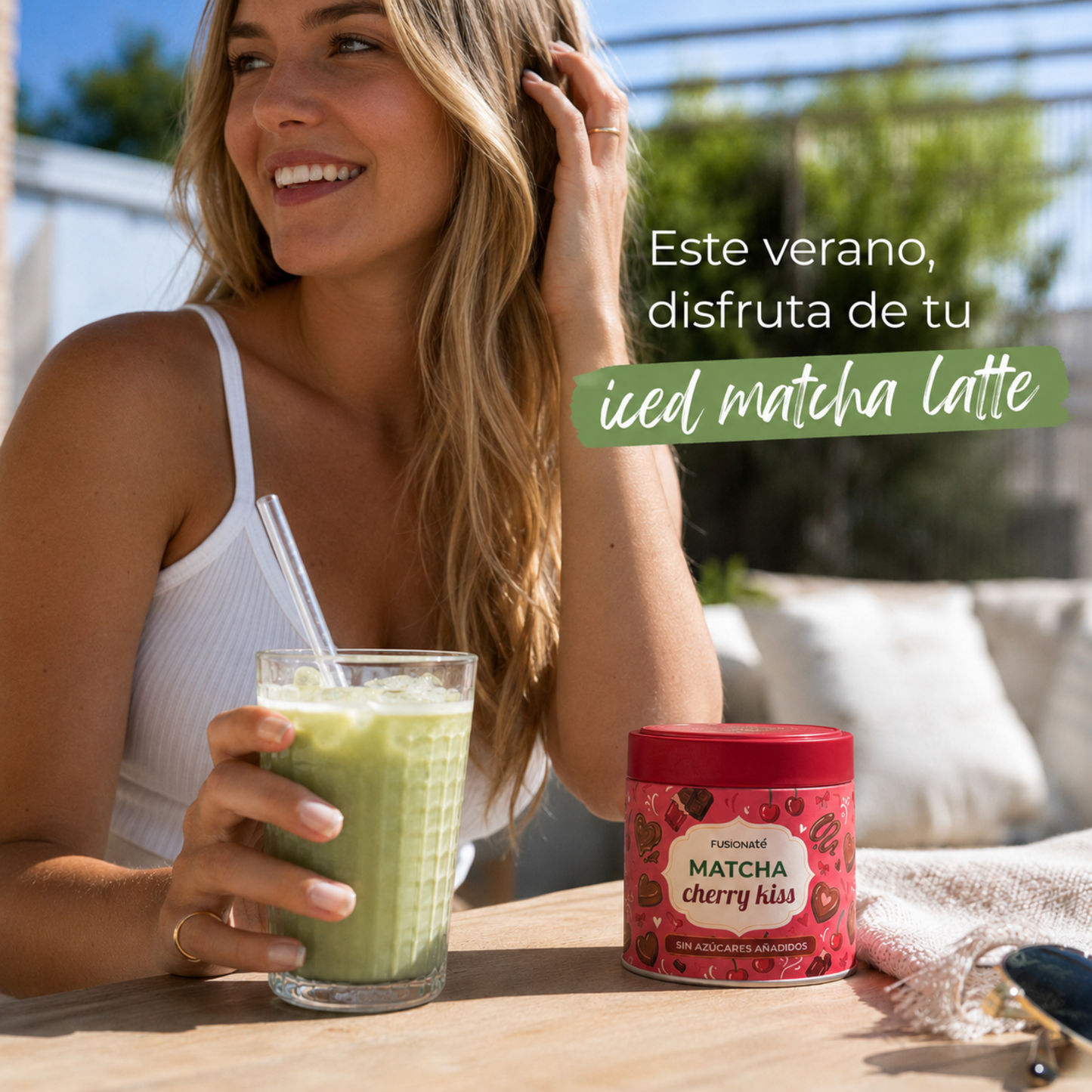 Matcha Cherry Kiss
