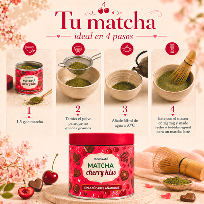 Matcha Cherry Kiss