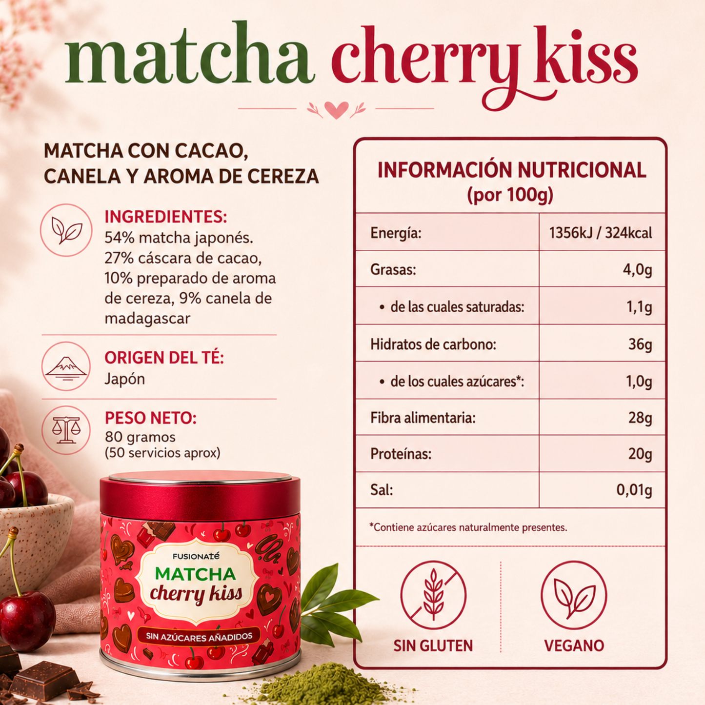 Matcha Cherry Kiss